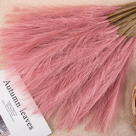 Pampas Grass - Artificial Reed - 56 cm - Dark Pink - Wedding Home Decoration - 1 Piece (1/5)