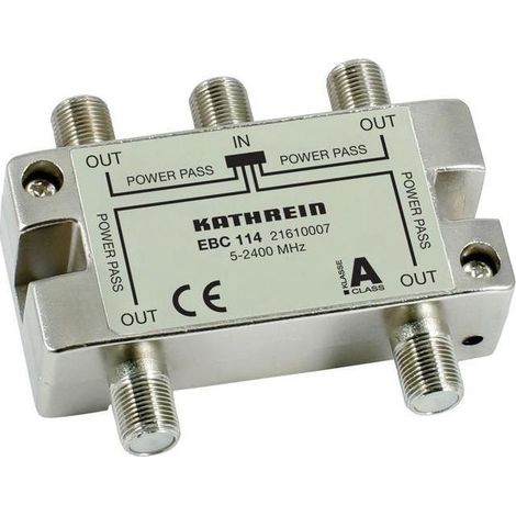 Kathrein F-Verteiler 4-fach 5-2400 MHz EBC 114 (1/5)