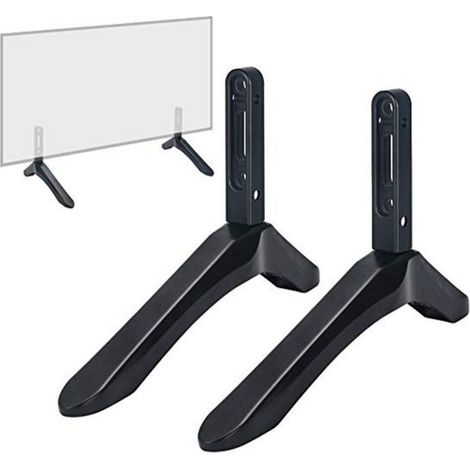 Base TV sans trou, base TV, support TV avec vis, support de bureau, base TV (1/5)