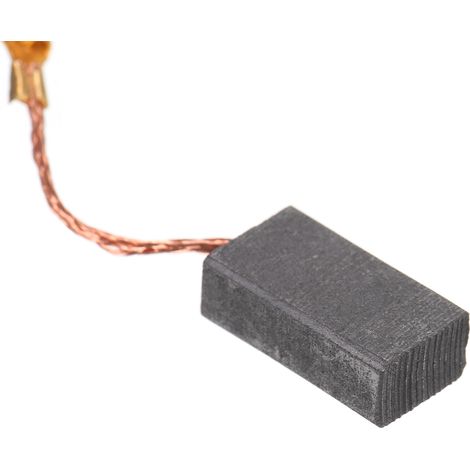 Lot de 10 mini balais de moteur en carbone noir de rechange avec ressort de 25 mm et noyau en cuivre pour moteurs de perceuses, fraiseuses et outils rotatifs électriques génériques (paquet 7 : 6-100 1 (1/2)