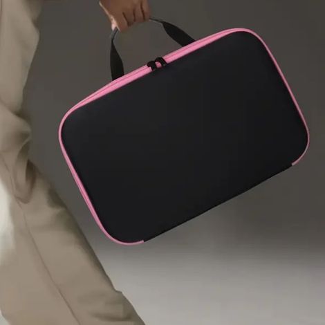 Sac à outils à bordure rose, sac pour accessoires d'outils électroportatifs, sac pour perceuse électrique, sac de rangement pour accessoires de meuleuse électrique, sac pour matériel de pêche, sac d'é (1/5)