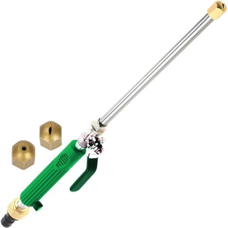 Buse haute pression pour tuyau d'arrosage – Buse de tuyau d'arrosage robuste pour lavage de voiture de douche pour animaux domestiques, pulvérisateur d'arrosage portable pour allées (1/5)