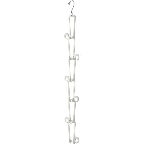 YAMAZAKI - Porte sac à main blanc 6 crochets - H77 cm (1/5)