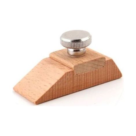 Generic Cale à Poncer en Bois, Fait à Main Cuir Artisanat Abrasif - Cuir Polissage Outil - DIY Bord Meulage Outil..