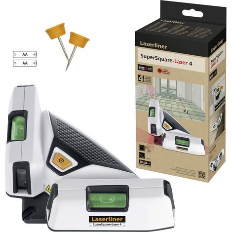 Laserliner SuperSquare-Laser 4 Laser a linee per superfici