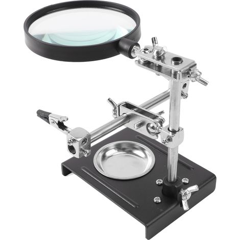 Support de Loupe pour Soudure, Station de Brasage avec Pince de Maintien, Réparation de Circuits Imprimés, Téléphone Portable, Carte Électronique (1/5)