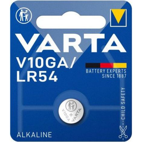 Pile Bouton V10GA - LR54 - Pile Alcaline Pour Appareils Électroniques - 1 Unité