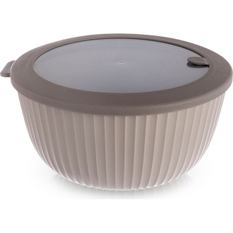 Ciotola da cucina con coperchio per mescolare, frullare, impastare, lavorare la pasta, 4 litri (1/5)