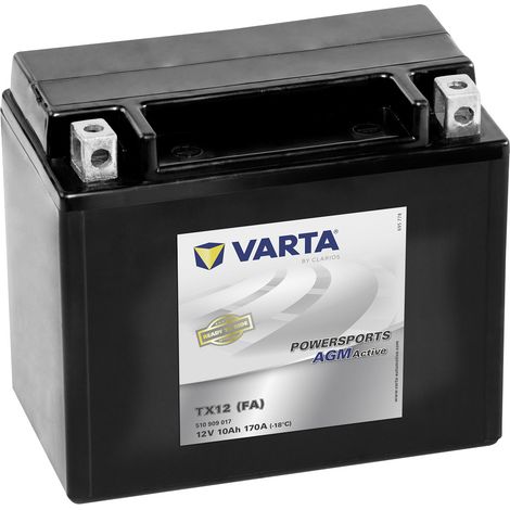 Varta AGM-Motorradbatterie TX12 FA 12V 10Ah 170A