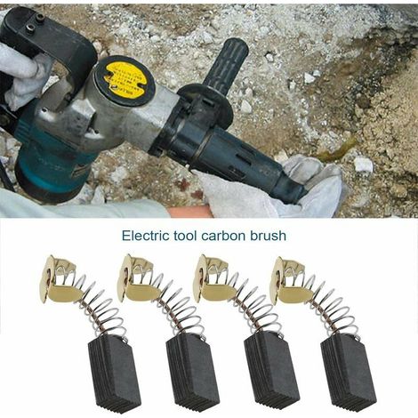 4 Paires Balais de Charbon Moteur CB103 Compatible pour Électriques HM0810 181030 (1/5)
