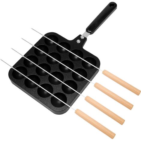 Plaque de cuisson pour boulettes de takoyaki à 16 trous - Ustensiles de cuisine (1/5)
