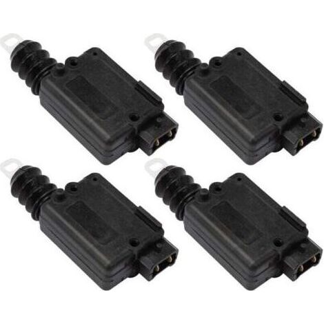 Pair 4 × Moteur Centralisation de Porte ou Coffre pour Clio 2 Duster Logan Sandero, Actionneur de Verrouillage Central pour Megane Scénic Trafic Twingo Espace Kangoo Master 2 7701039565 (1/4)