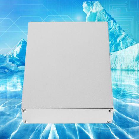 Boîtier électronique en aluminium avec blindage, dissipateur thermique pour carte de circuit imprimé, 33x114x150mm (1/5)