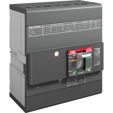 Interruttore magnetotermico XT3N 160A 4 POLI 12 VCC Abb