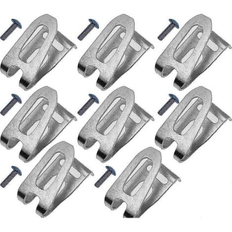 8 crochets de ceinture avec vis pour Makita 346449-3 324705-1 346034-2 346317-0 (1/3)