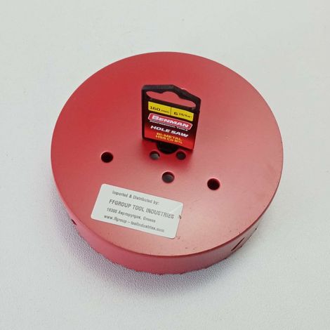 Benman sega a tazza da 160mm costruita con cobalto 8% e 4/6 tpi per taglio legno alluminio acciaio pvc