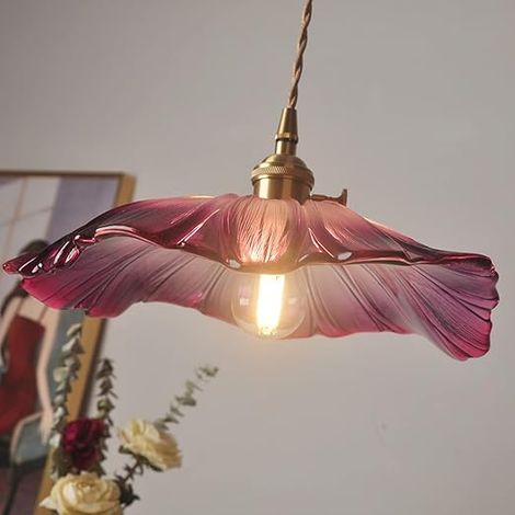 Suspension Verre Cuivre Lampe Suspendue Intérieur Éclairage E27 Ampoule Cuisine Salon Fil Lampes (1/3)