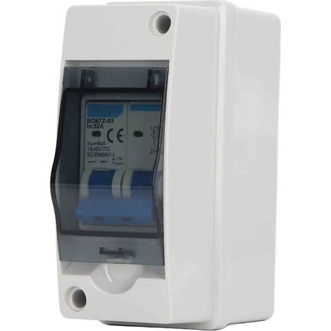 32A 6kA IP65 wasserdichter DC-Leistungsschalter, 1000V Solar-Trennschalter, Photovoltaik-Trennschalter für Solarmodule (1/5)