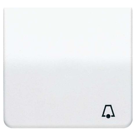 Jung Bilanciere 1 posto, simbolo campanello, duroplasto, serie CD, bianco alpino CD 590 K WW