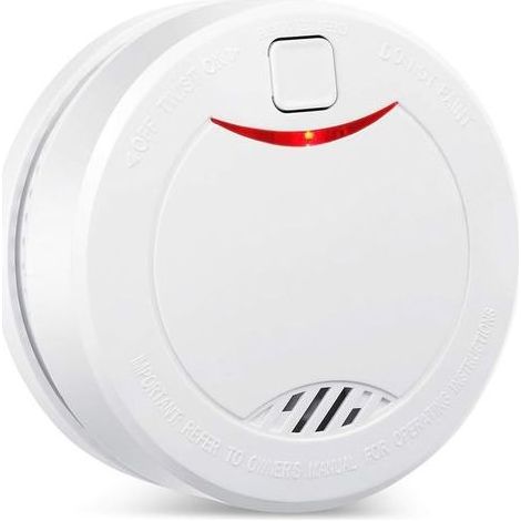 TAISHENGDA Rauchmelder mit 10 Jahren Batterielebensdauer, Brandmelder mit fotoelektrischem Sensor, automatisierter Testfunktion für Zuhause/Geschäft/Unternehmen (1/5)