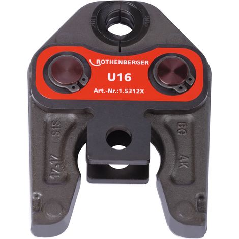 ROTHENBERGER Pressbacken Set, Standard, U, 16-20-25-32mm - 015067X