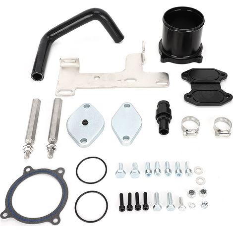 Kit de suppression de refroidisseur EGR et papillon des gaz compatible Dodge Ram 6.7L Cummins Diesel 2010-2014 (1/5)