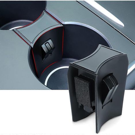 Insert de porte-gobelet pour Tesla Model 3 Model Y 2021 compatible avec la console centrale repensée (Model 3 2021)