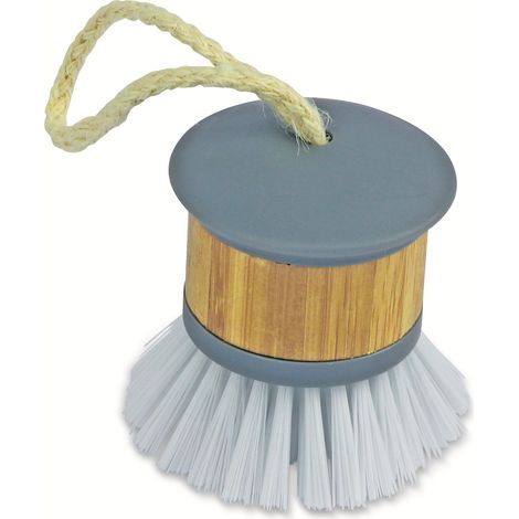 ALPINA Brosse à vaisselle, 6x7,8 cm, Bambou