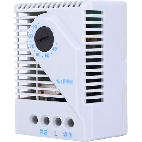 MFR012 Régulateur d'humidité mécanique, hygrostat, ventilateur chauffant pour meuble TV, régulateur d'humidité (1/5)