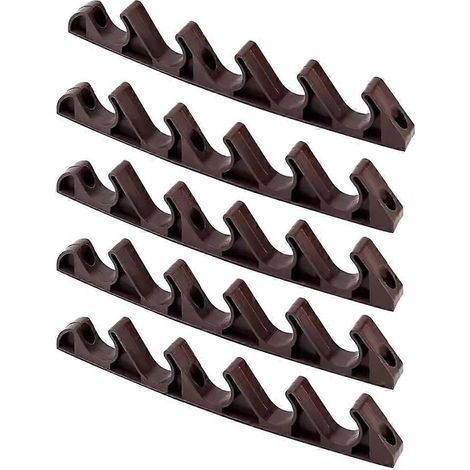 Supports de réglage pour chaise longue avec dossier réglable sur 5 positions, en plastique. (1/5)