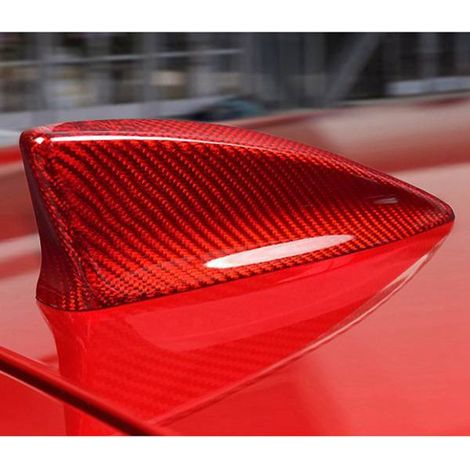 Antennenabdeckung aus Kohlefaser in Haifischflossenform für Honda Civic der 11. Generation (1/4)