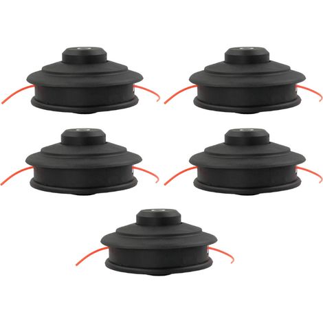 Trade-Shop Trimmerkopf / Fadenkopf / Mähkopf M10x1,25mm für Husqvarna 120 L, 132 LD, 132 RD, 345 RX, 343 R, 323 L, 324 LX / Rasentrimmer Motorsense - 5 Stück (1/5)
