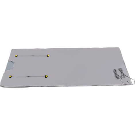 Infrarot Saunadecke, Fern-Infrarot-Sauna Decke, 2 Zone Temperaturkontrolle Infrared Sauna Blanket, Tragbare Sauna mit Controller für Zuhause, Schönheitssalon, Spa (mit Reißverschluss)