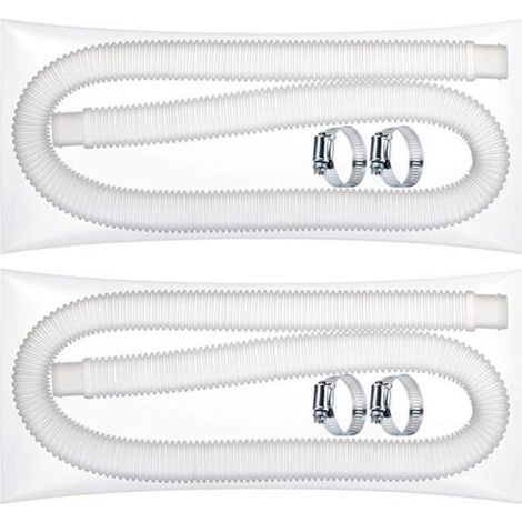 (Transparent)Ensemble de Tuyau de Piscine Souterraine INTEX - Transparent - Remplacement Pompe - 149,86cm x 3,18cm (1/4)