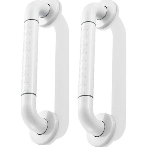 Barre d'appui pour toilettes de 40 cm, poignée de baignoire de sécurité, barre d'appui de salle de bain murale en acier inoxydable, poignée de baignoire antidérapante (1/4)