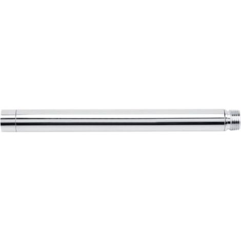 Accessoire de salle de bain Tube d'extension de douche rond en acier inoxydable 201 de 8 pouces avec chromage