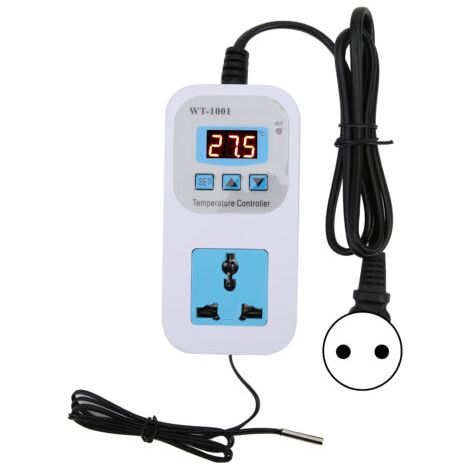 Controlador electrónico digital inteligente de temperatura WT-1001 con toma de control ajustable (1/5)
