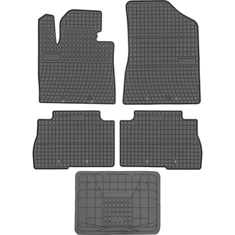 Tappetini Frogum ET0434 + COPRI-PANO 542742 - Hyundai Santa Fe III 2012-2015 SENZA FERMI