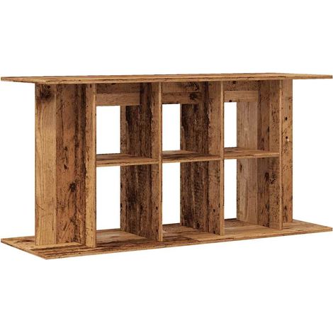 Aquarium Stand Old Wood 120x40x60 cm Engineered Wood vidaXL