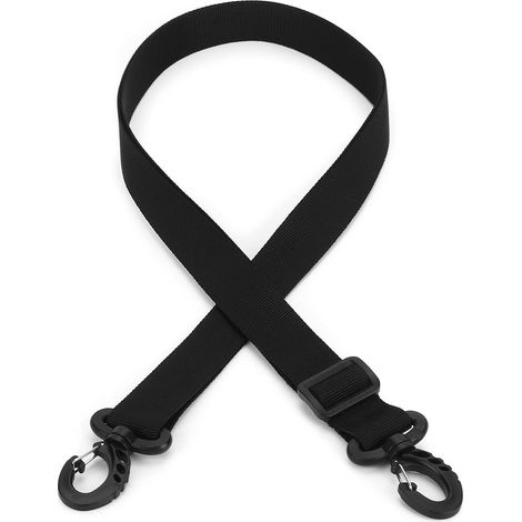 Correa ajustable para bolsos, 75-150 cm, correa para bolso cruzado - Negro