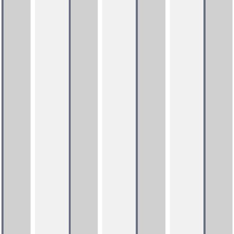 papier peint à rayures gris  - Sanders & Sanders (1/2)