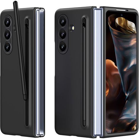 Custodia con vetro e stilo per Samsung Galaxy Z Fold7 - nera (1/5)