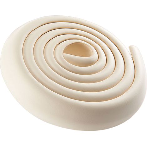Protectores de esquinas para bebés, ideales para proteger las esquinas afiladas de mesas, armarios y paredes (beige, 1 rollo). (1/5)