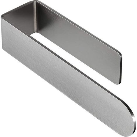 Toallero de acero inoxidable – sin necesidad de taladrar, para baño y cocina, barra de soporte, autoadhesivo, ahorra espacio y es duradero - Crezuo