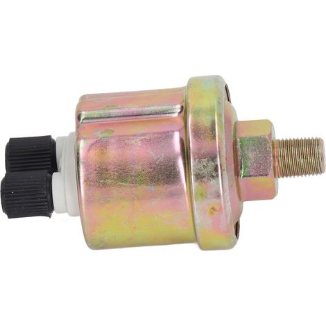 Öldrucksensor aus Aluminiumlegierung, stabil für VDO-Generatoren, 1/8-NPT-Gewinde, 0–10 bar, glänzende Oberfläche, zwei Ausgänge (1/5)