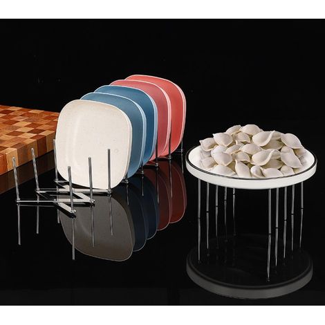 Panier Évier Égouttoir En Acier Inoxydable Égouttoir Maison Cuisine Rack Creative Télescopique Ustensile Rack De Stockage Rack Pliant Steam Rack One Piece (1/2)