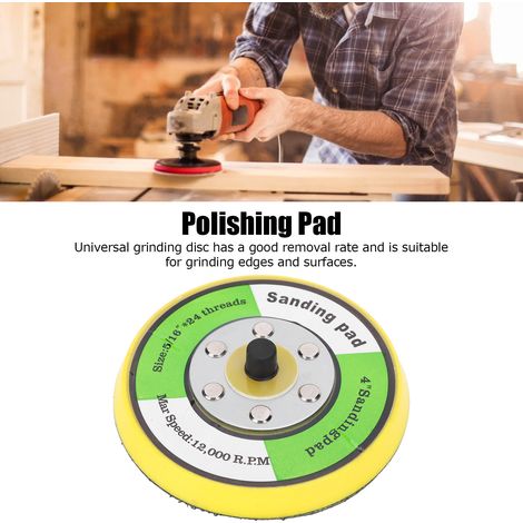 Plateau de ponceuse rond de 4 pouces (1/5)
