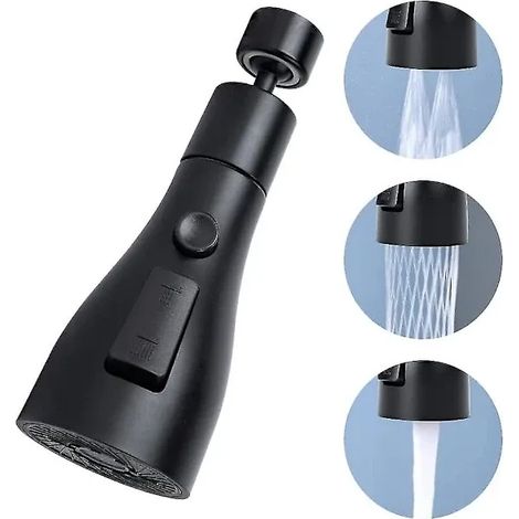 Ensemble de bec pivotant à 360° pour robinet d'évier, 360°, pour robinets, pour une utilisation pratique dans l'entretien, la réparation et le bricolage.-AquaForge (1/4)