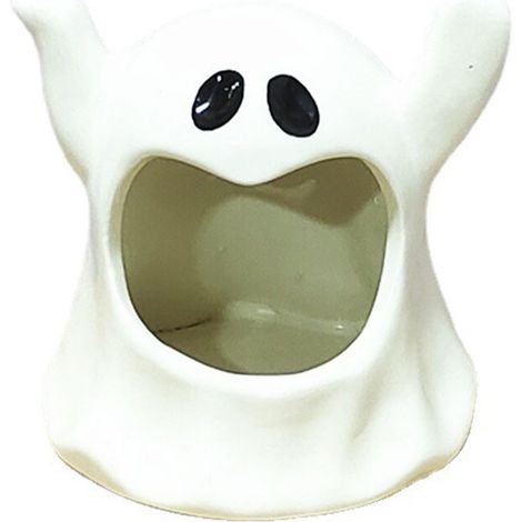 Lot en porcelaine porte-bougie figurine fantôme décoration chambre à coucher (1/5)