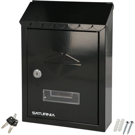 Cassetta postale per esterno residenza 205 x 300 x 70 mm. Nero (1/4)